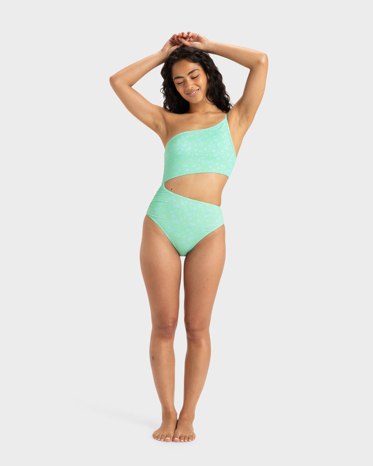 Womens Mini Hula One Piece Swimsuit