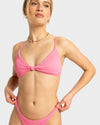 Womens Roxy Love The Surf Knot Bikini Top