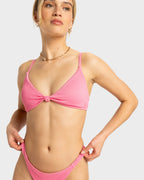 Womens Roxy Love The Surf Knot Bikini Top