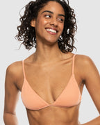 Womens Rib Roxy Love The Quiver Tri Bikini Top