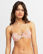 Womens Fresco Tile Underwire Bikini Top