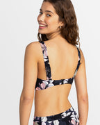 Womens Printed Beach Classics Underwire Bikini Top
