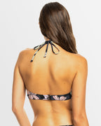 Womens Printed Beach Classics Fashion Tri Bikini Top