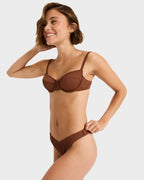 Womens Rozy Love The Queen Bikini Top