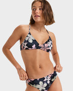 Womens Printed Beach Classics Strappy Bikini Top