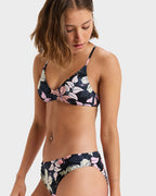 Womens Printed Beach Classics Strappy Bikini Top