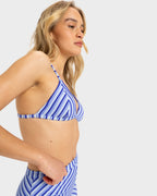 Womens Party Wave 2 Fixed Tri Bikini Top
