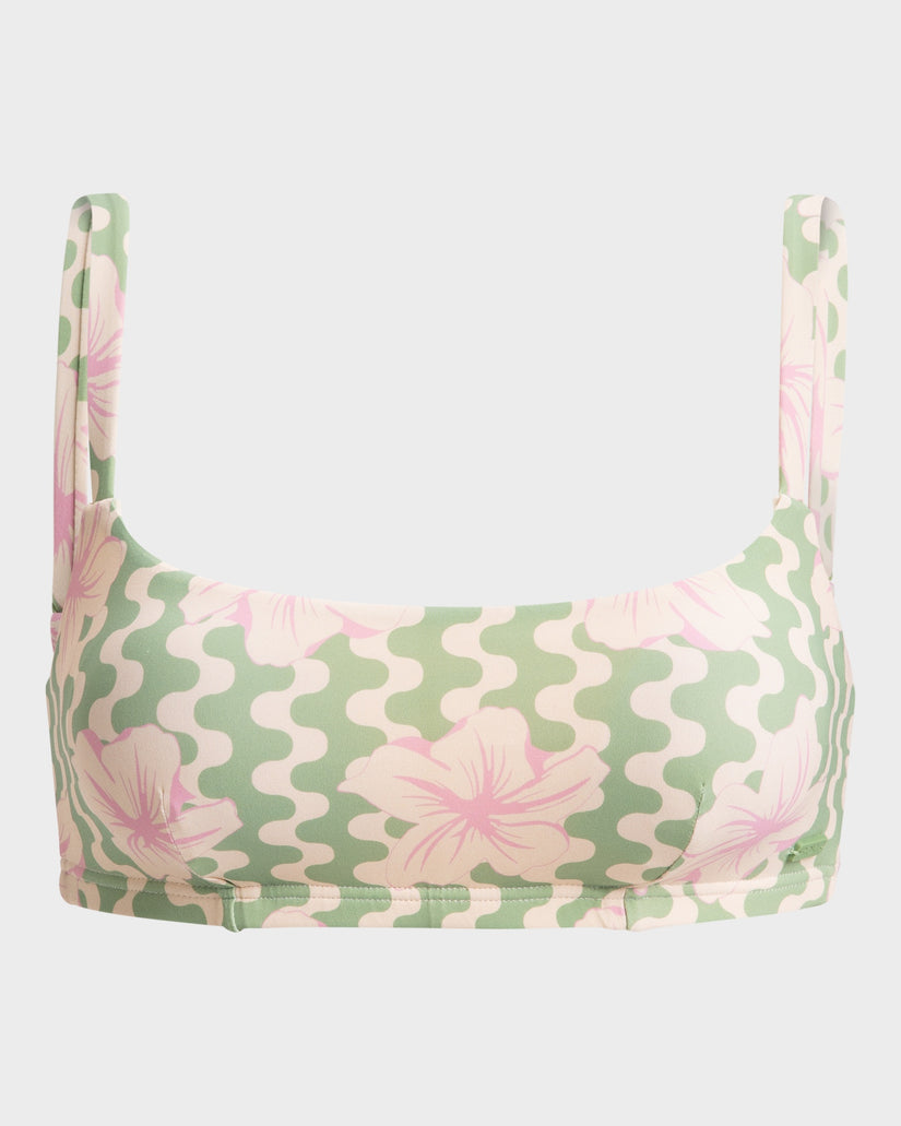 Womens Hibiscus Daze Underwire D Cup Bikini Top