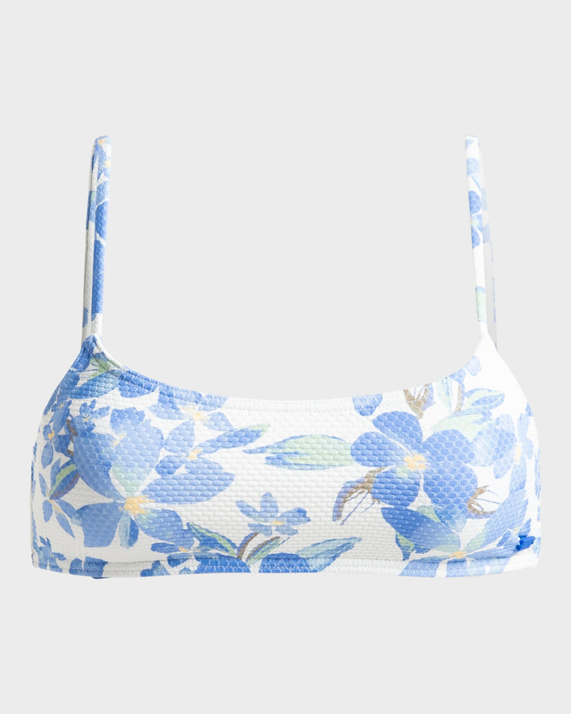 Womens Artsy Floral Bikini Top