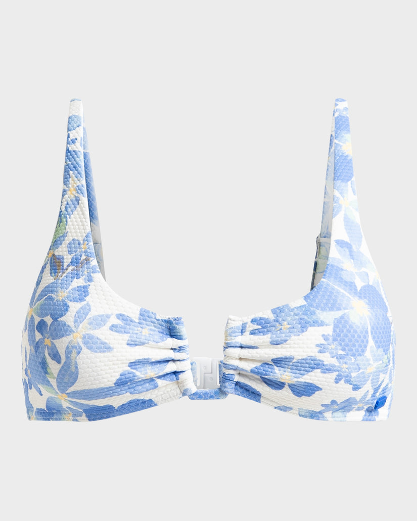 Womens Artsy Floral U Bikini Top