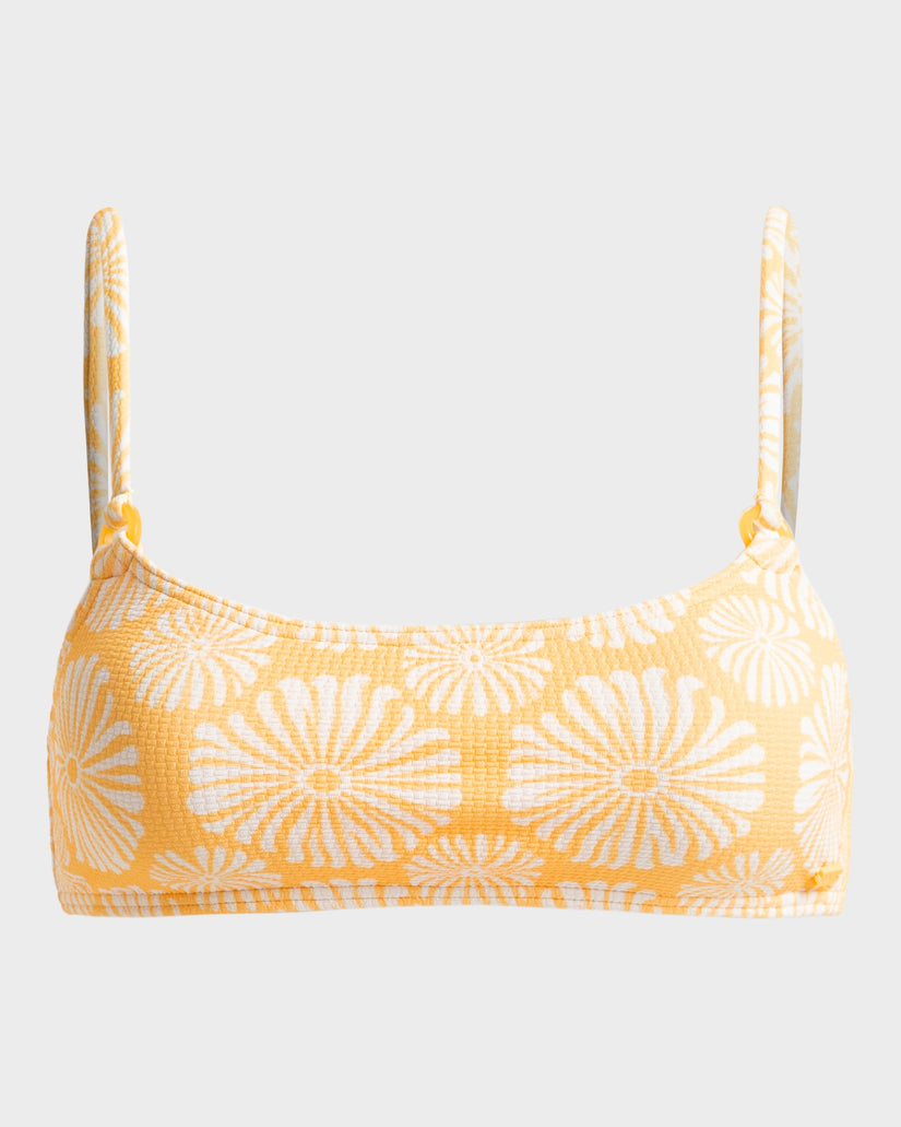 Womens Tropical Tile Bikini Top