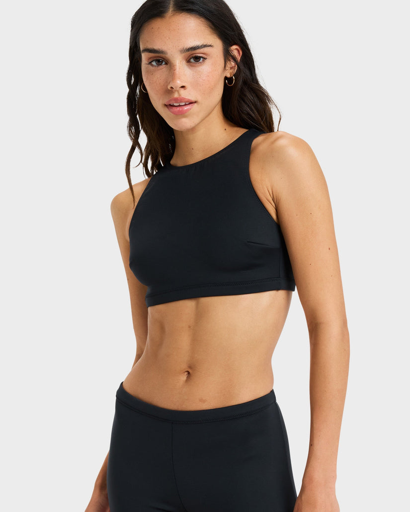Womens Pro Wave Crop Top Bikini Top