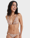 Womens Wild Thang Tiki Tri Bikini Top