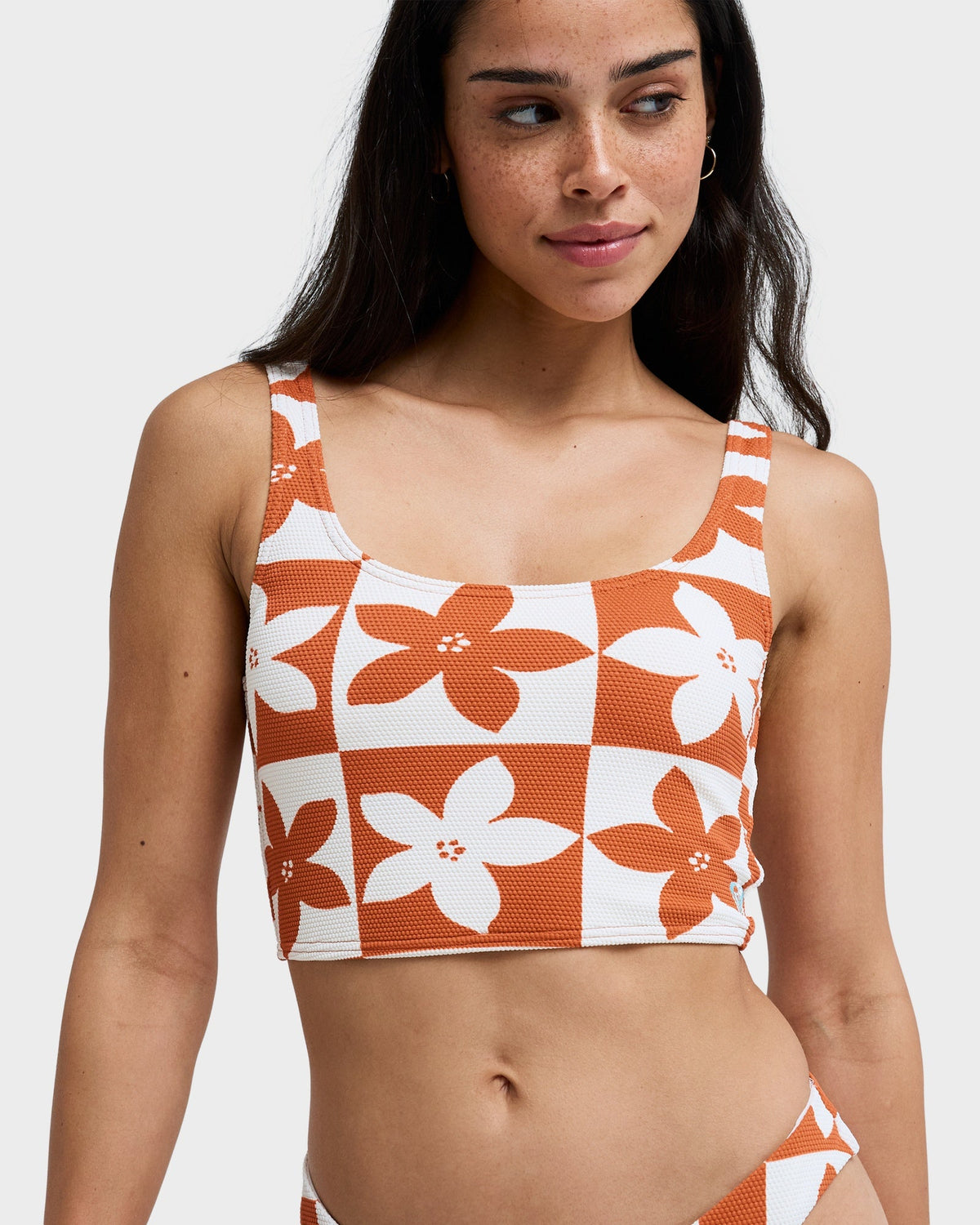 Womens Hazy Days Tank Bikini Top
