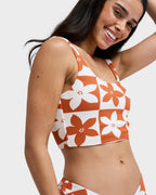 Womens Hazy Days Tank Bikini Top