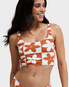 Womens Hazy Days Tank Bikini Top