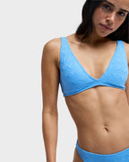 Womens Paradise Wave Elongated Tri Bikini Top