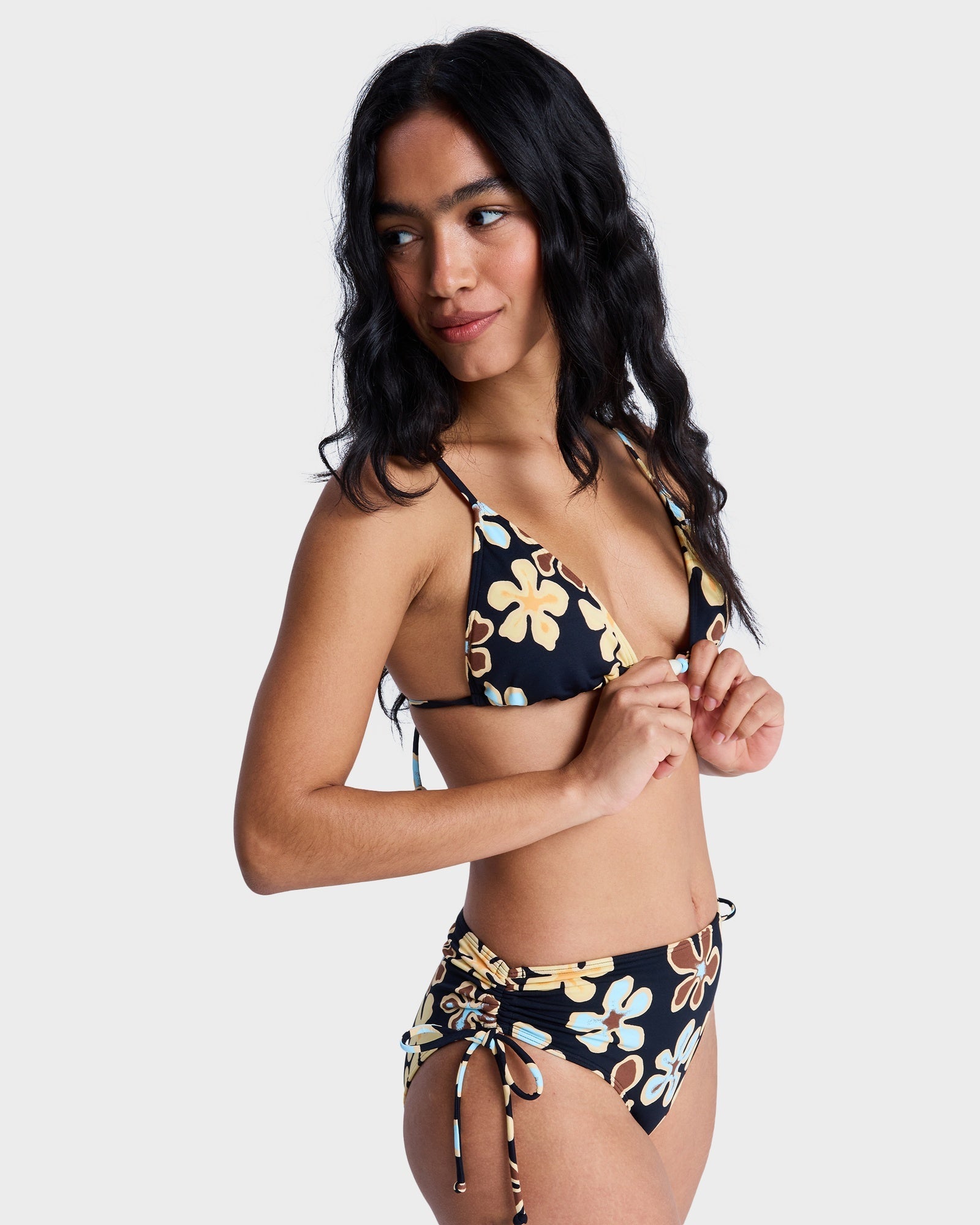 Womens Nostalgic Feels Tiki Tri Bikini Top