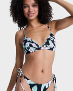Womens Printed Essentials Fixed Tri Bikini Top