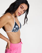 Womens The Retro Tiki Tri Bikini Top