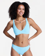 Womens Roxy Palm Dream Elongated Tri Bikini Top