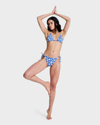 Womens Printed Essentials Tiki Tri Bikini Top