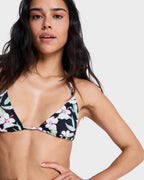 Womens Printed Essentials Tiki Tri Bikini Top