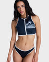 Womens The Retro Crop Bikini Top