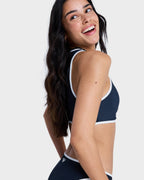 Womens The Retro Crop Bikini Top