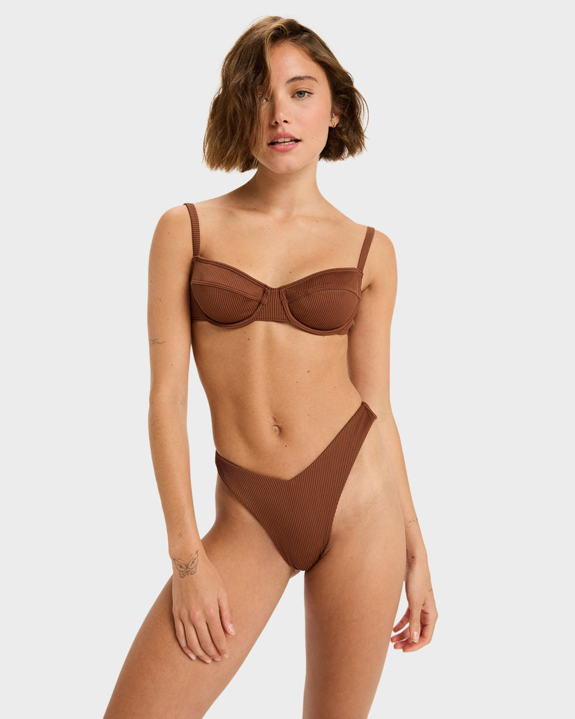 Womens Rib Roxy Love Bikini Bottom