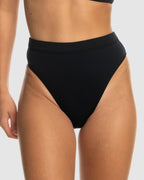 Womens Beach Classics Mid Waist Moderate Bikini Bottom