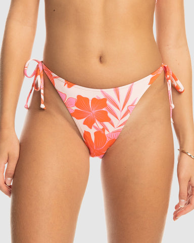 Womens Printed Beach Classics Cheeky Bikini Bottom