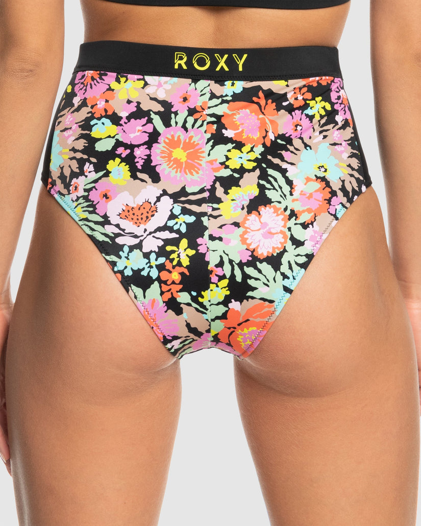 Womens Roxy Active High Waist Bikini Bottom
