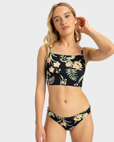 Womens Printed Beach Classics Cheeky Bikini Bottom