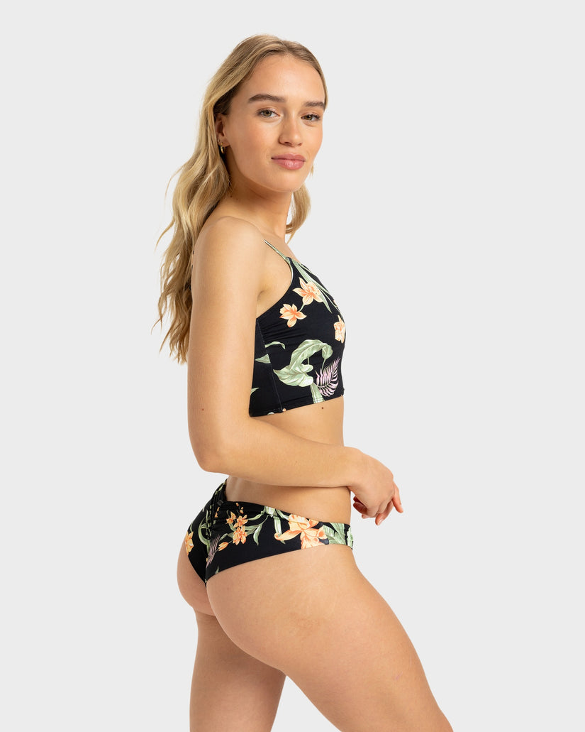 Womens Printed Beach Classics Cheeky Bikini Bottom