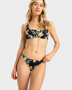Womens Printed Beach Classics Moderate Bikini Bottom