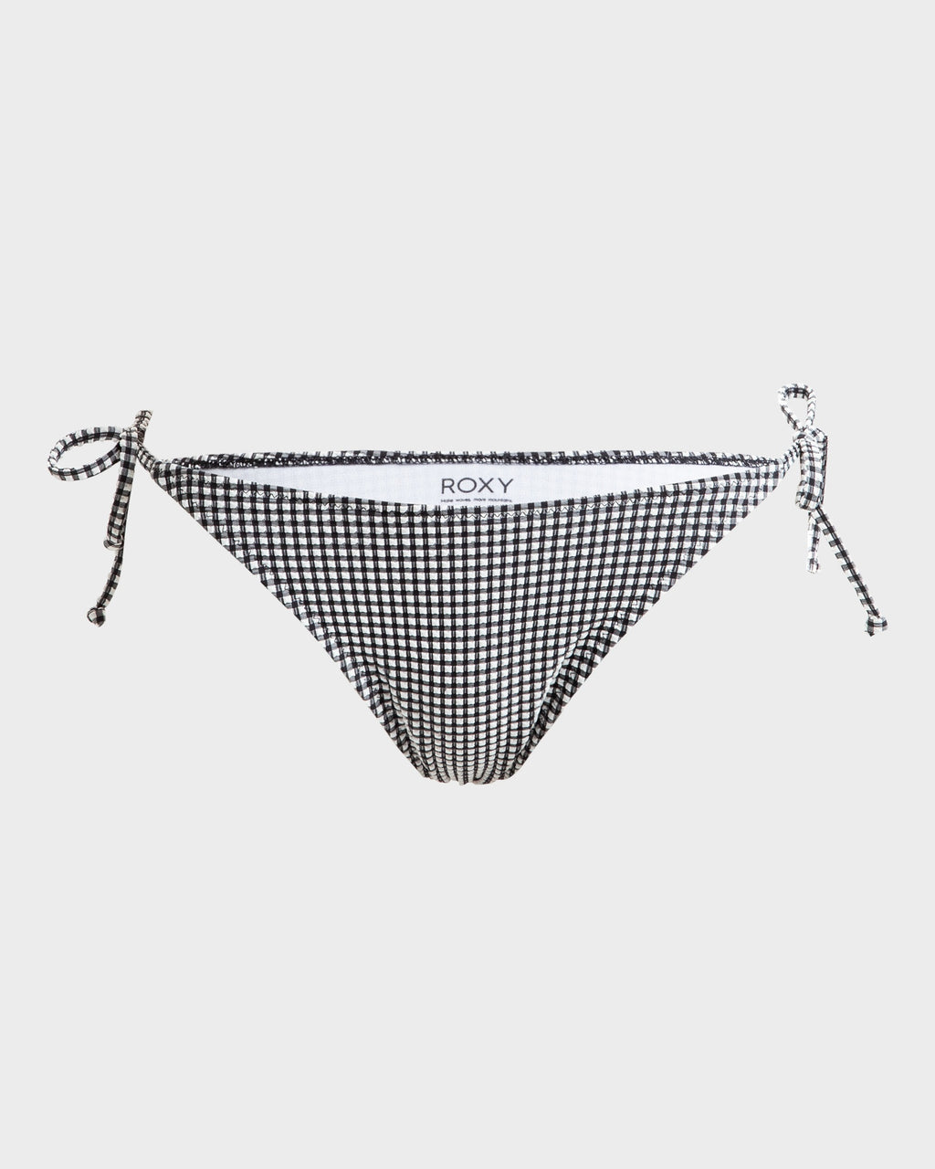 Womens Gingham Cheeky Bikini Bottom