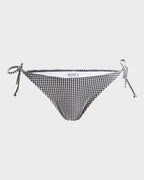 Womens Gingham Cheeky Bikini Bottom