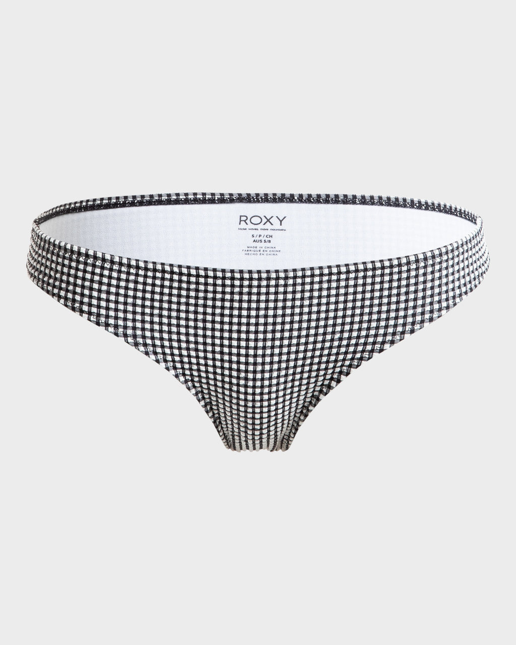 Womens Gingham Bikini Bikini Bottom