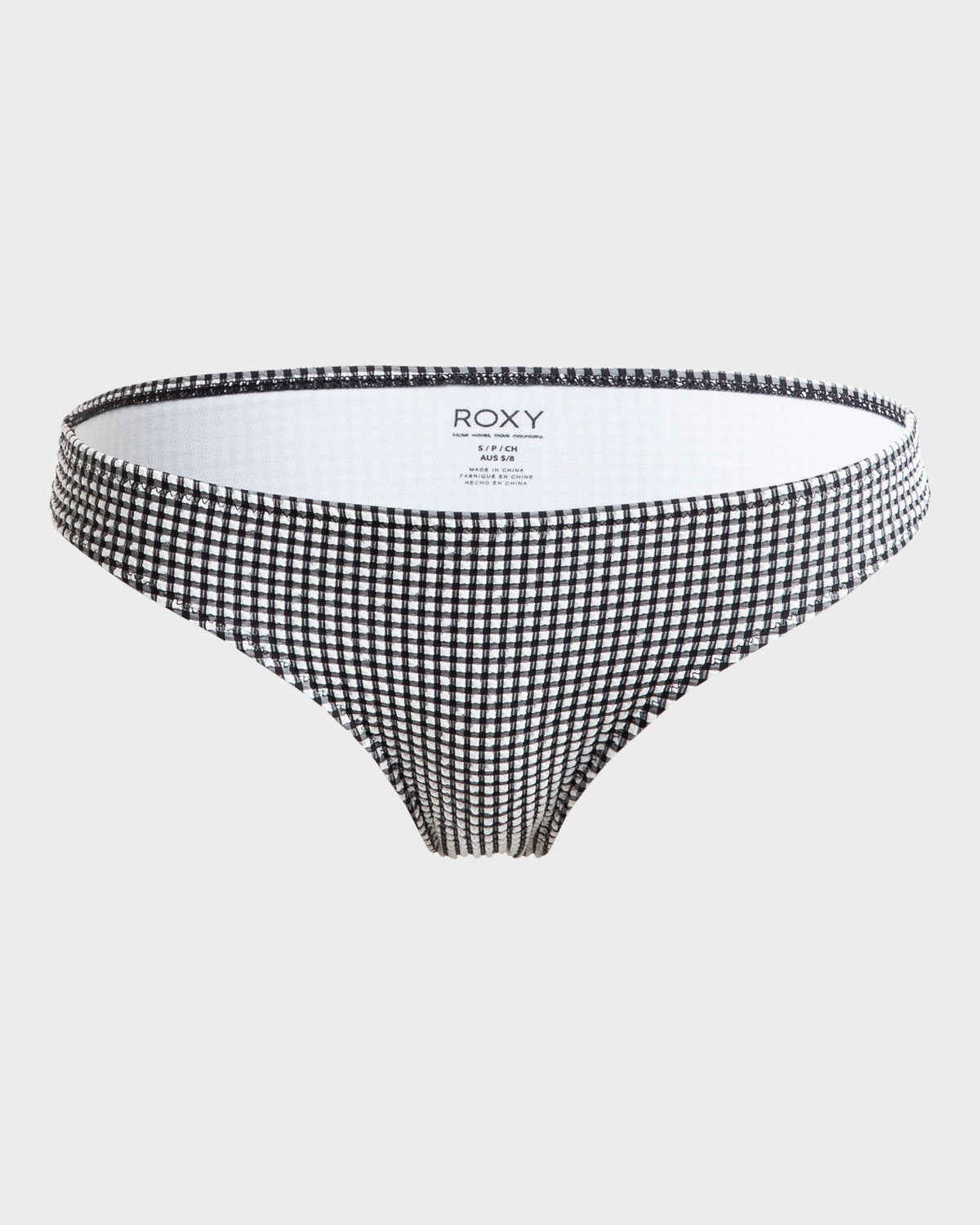 Womens Gingham Bikini Bikini Bottom