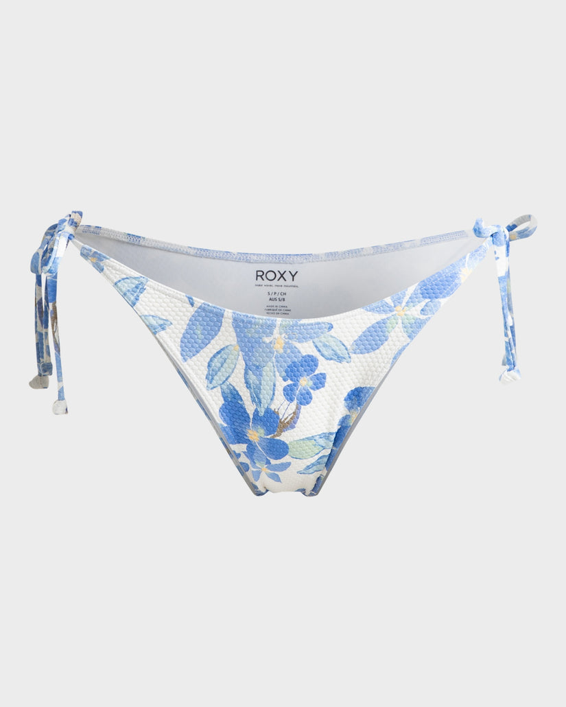 Womens Artsy Floral Cheeky Bikini Bottom