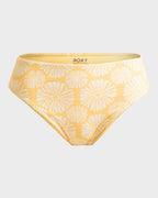 Womens Tropical Tile Midwaist Bikini Bottom