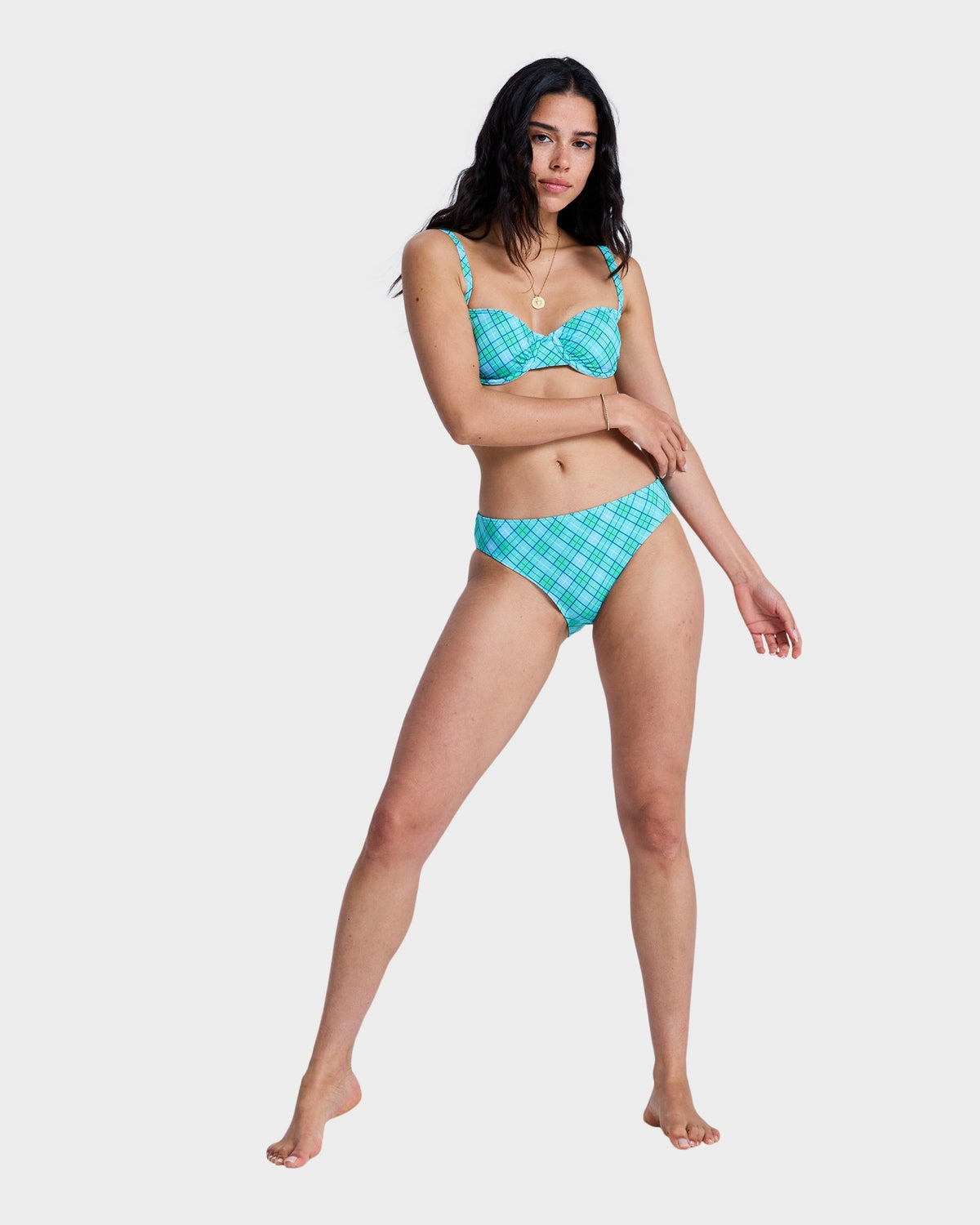Womens Printed Essentials Hipster Bikini Bottom