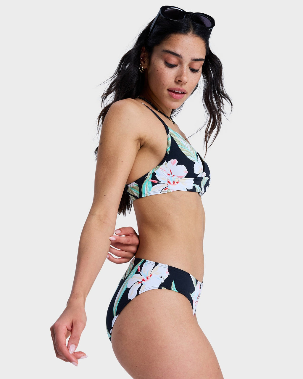 Womens Printed Essentials Hipster Bikini Bottom