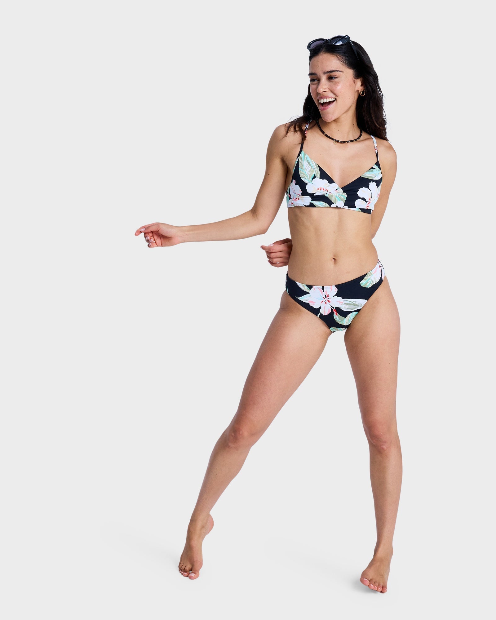 Womens Printed Essentials Hipster Bikini Bottom