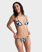Womens Printed Essentials Tie Side Classic Bikini Bottom