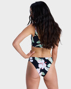 Womens Printed Essentials Moderate Bikini Bottom