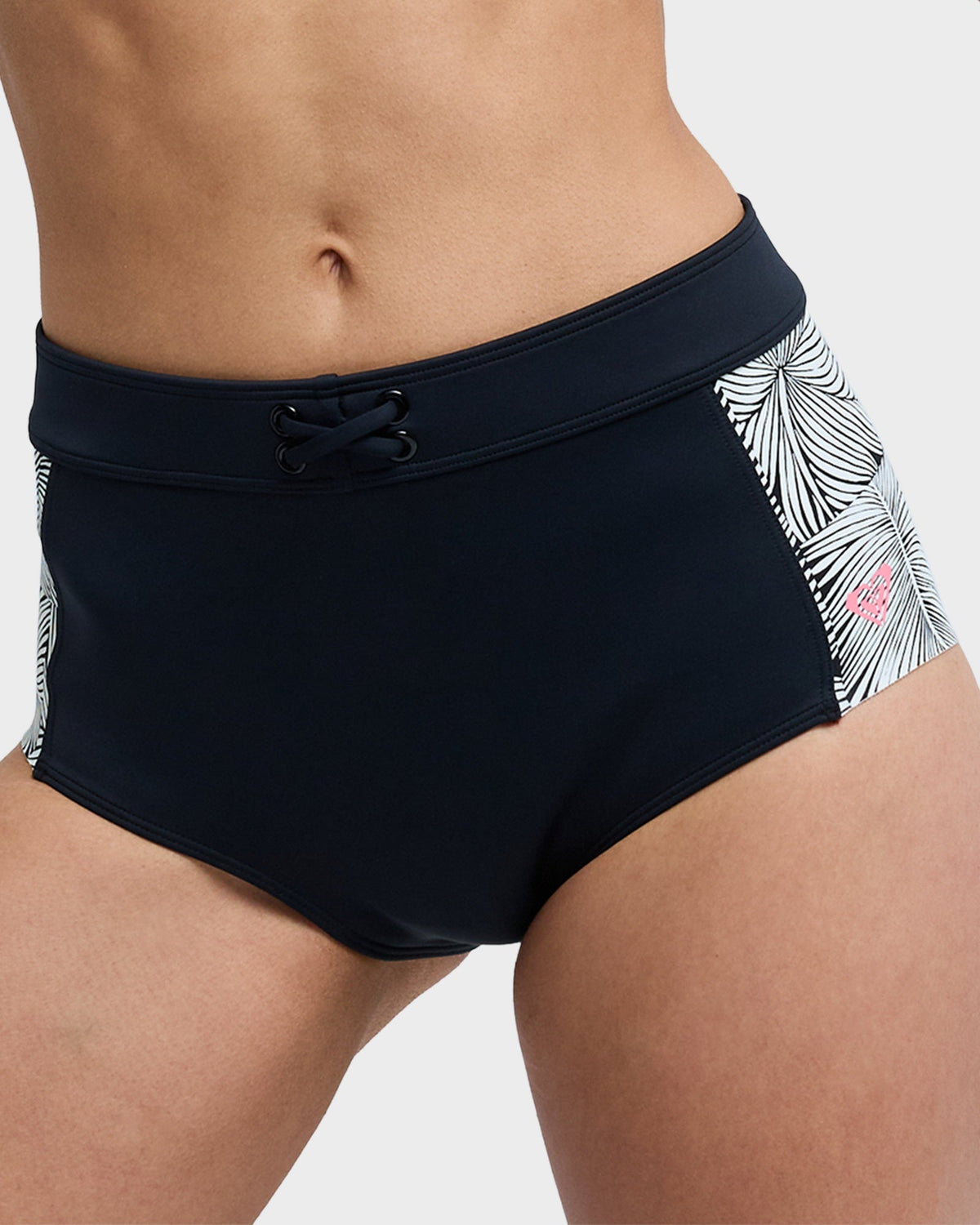 Womens Pro Surf Mid Waist Classic Bikini Bottom