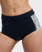 Womens Pro Surf Mid Waist Classic Bikini Bottom