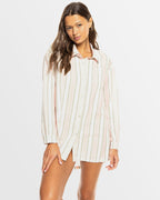 Womens New Blue Riptide Cover up